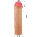PRETTY LOVE - NILE PENIS EXTENDER COVER FLESH