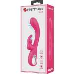 PRETTY LOVE - NOVAK RABBIT VIBRATOR 12 VIBRATIONS PINK