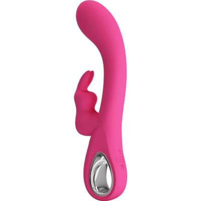 PRETTY LOVE - NOVAK RABBIT VIBRATOR 12 VIBRATIONS PINK
