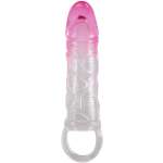 PRETTY LOVE - ODES REALISTIC 2 CM ENLARGEMENT SHEATH FOR PENIS PINK
