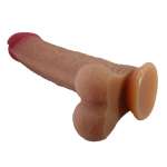 PRETTY LOVE - ORSEN REALISTIC SILICONE DILDO WITH SUCTION CUP 27.7 CM Ø 5 CM