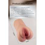PRETTY LOVE - OTTILIE REALISTIC SILICONE VAGINA MASTURBATOR, COMPACT, NATURAL