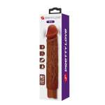 PRETTY LOVE - OWEN REALISTIC VIBRATOR 22.5 CM Ø 4.5 CM BROWN