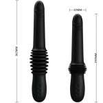 PRETTY LOVE - PAZUZU VIBRATOR 3 THRUST MODES BLACK