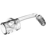 PRETTY LOVE - PENIS SLEEVE WITH ANAL PLUG TRANSPARENT