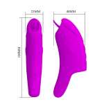 PRETTY LOVE - PETERSON HONEY FINGER RECHARGEABLE FINGER VIBRATOR PURPLE