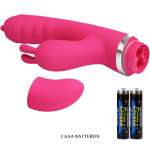 PRETTY LOVE - PHOENIX MULTIFUNCTION RABBIT VIBRATOR PINK
