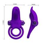 PRETTY LOVE - PURPLE VIBRATING PENIS RING