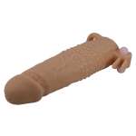 PRETTY LOVE - QUILLON PENIS SLEEVE WITH CLITORAL STIMULATOR AND VIBRATION