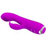 PRETTY LOVE - RACHEL RECHARGEABLE VIBRATOR WITH PURPLE SUCTION CUP
