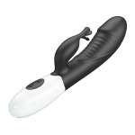 PRETTY LOVE - RASMUSSEN 30 FUNCTION RABBIT VIBRATOR BLACK