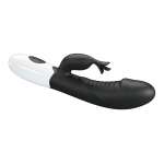 PRETTY LOVE - RASMUSSEN 30 FUNCTION RABBIT VIBRATOR BLACK
