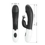 PRETTY LOVE - RASMUSSEN 30 FUNCTION RABBIT VIBRATOR BLACK