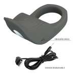 PRETTY LOVE - RECHARGEABLE FLEXIBLE SILICONE VIBRATING RING