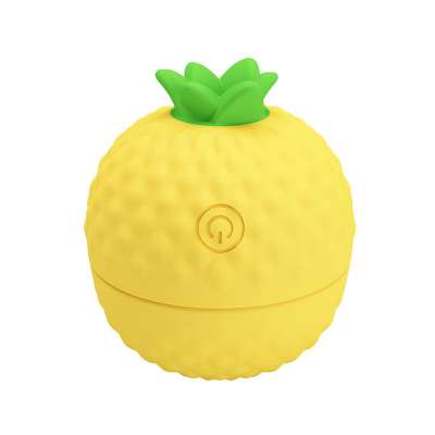 PRETTY LOVE - RECHARGEABLE SUCTION AND THRUSTING CLITORAL STIMULATOR YELLOW