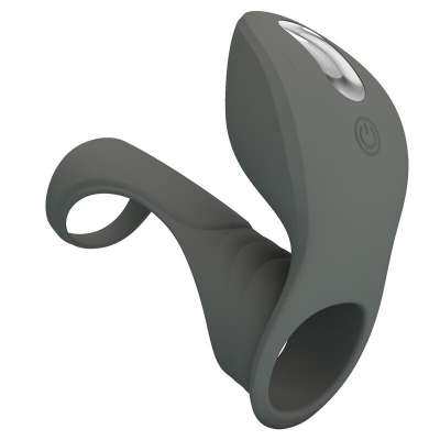 PRETTY LOVE - RECHARGEABLE VIBRATING RING WITH DUAL STIMULATOR