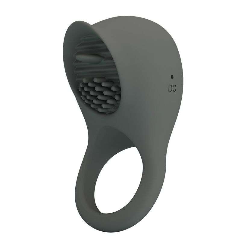 PRETTY LOVE - RECHARGEABLE VIBRATING RING WITH ORAL STIMULATION