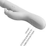 PRETTY LOVE - REESE VIBRATOR WITH SILVER ROTATION