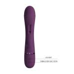 PRETTY LOVE - ROCCO RECHARGEABLE RABBIT VIBRATOR 10 FUNCTIONS PURPLE