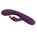 PRETTY LOVE - ROCCO RECHARGEABLE RABBIT VIBRATOR 10 FUNCTIONS PURPLE