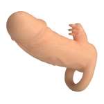 PRETTY LOVE - RODERIC PENIS EXTENSION SLEEVE 13 CM Ø 3.8 CM NATURAL