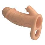 PRETTY LOVE - RODERIC PENIS EXTENSION SLEEVE 13 CM Ø 3.8 CM NATURAL