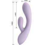 PRETTY LOVE - ROSOLYN RABBIT VIBRATOR 10 VIBRATIONS PURPLE