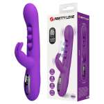 PRETTY LOVE - SABIEN RABBIT VIBRATOR WITH TAPPING STIMULATION AND PURPLE LED