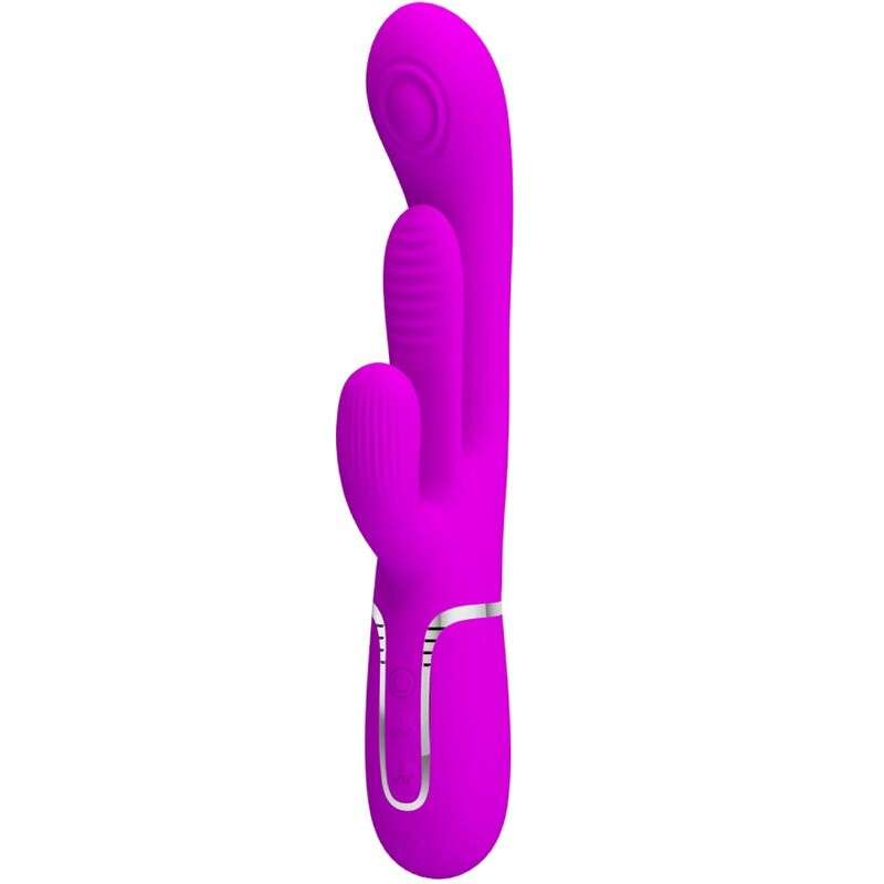 PRETTY LOVE - SHANIA TRIPLE RABBIT VIBRATOR MULTIFUNCTION PINK PRETTY LOVE - SHANIA TRIPLE RABBIT VIBRATOR MULTIFUNCTION PINK