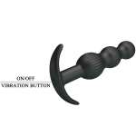 PRETTY LOVE - SIDNEY ANAL VIBRATOR 10 VIBRATIONS BLACK