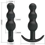 PRETTY LOVE - SIDNEY ANAL VIBRATOR 10 VIBRATIONS BLACK
