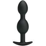PRETTY LOVE - SILICONE ANAL BALLS 12.5 CM BLACK