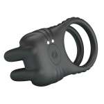 PRETTY LOVE - SINI RECHARGEABLE VIBRATING COCK RING 10 FUNCTIONS BLACK