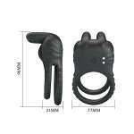 PRETTY LOVE - SINI RECHARGEABLE VIBRATING COCK RING 10 FUNCTIONS BLACK