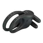 PRETTY LOVE - SINI RECHARGEABLE VIBRATING COCK RING 10 FUNCTIONS BLACK