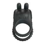 PRETTY LOVE - SINI RECHARGEABLE VIBRATING COCK RING 10 FUNCTIONS BLACK