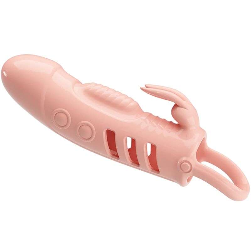 PRETTY LOVE - SLOANE NATURAL RABBIT PENIS SHEATH PRETTY LOVE - SLOANE NATURAL RABBIT PENIS SHEATH