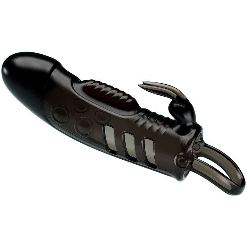 PRETTY LOVE - SLOANE RABBIT PENIS SHEATH BLACK PRETTY LOVE - SLOANE RABBIT PENIS SHEATH BLACK