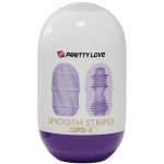 PRETTY LOVE - SMOOTH STRIPES CUPID MASTURBATOR EGG