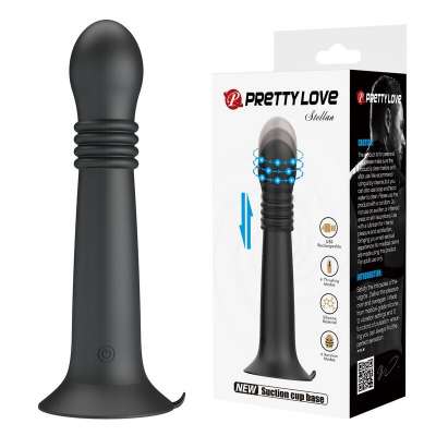 PRETTY LOVE - STELLA USB RECHARGEABLE ROTATING AND THRUSTING MASSAGER
