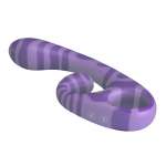 PRETTY LOVE - SUMMER DOUBLE-ENDED VIBRATOR WITH HANDLE 19 CM Ø 3.5 CM PURPLE