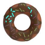 PRETTY LOVE - SUPER DONUT PENIS RING BROWN