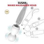 PRETTY LOVE - SUSAN POWER HEAD WAND MASSAGER ATTACHMENT Ø 6.5 CM