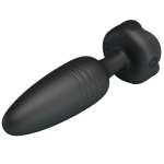 PRETTY LOVE - TARION ANAL PLUG WITH LED LIGHT BLACK 12.5 CM