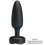 PRETTY LOVE - TARION ANAL PLUG WITH LED LIGHT BLACK 12.5 CM
