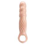 PRETTY LOVE - TEXTURED PENIS SHEATH WITH EXTENDERS