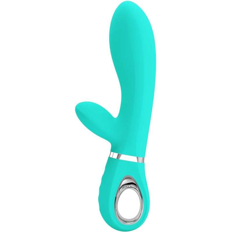 PRETTY LOVE - THOMAS MULTIFUNCTION G-SPOT VIBRATOR AQUA GREEN PRETTY LOVE - THOMAS MULTIFUNCTION G-SPOT VIBRATOR AQUA GREEN