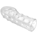 PRETTY LOVE - TIGHT AND VOLUMIZING PENIS SLEEVE TRANSPARENT