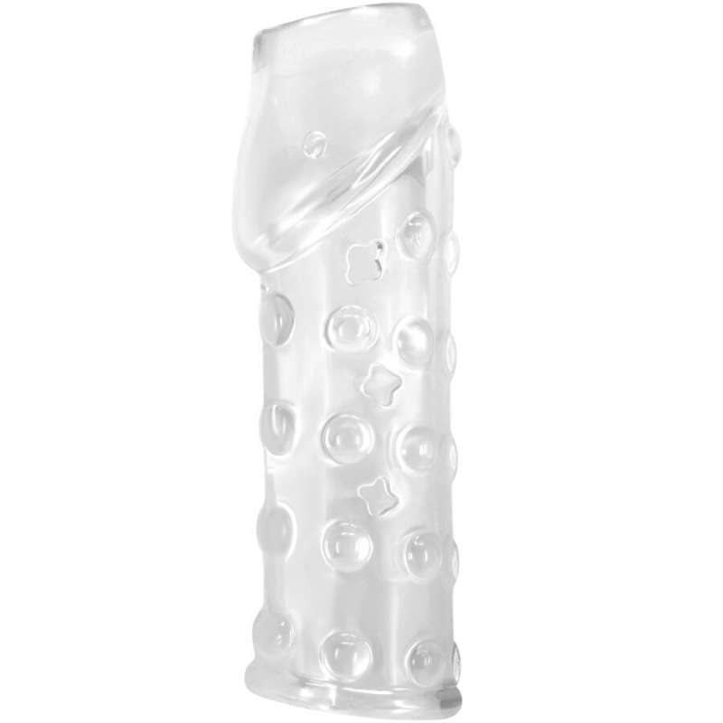 PRETTY LOVE - TIGHT AND VOLUMIZING PENIS SLEEVE TRANSPARENT PRETTY LOVE - TIGHT AND VOLUMIZING PENIS SLEEVE TRANSPARENT