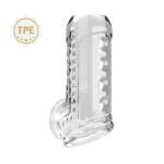 PRETTY LOVE - TRANSPARENT TEXTURED PENIS SHEATH